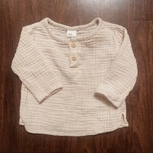 Cotton Muslin Button top